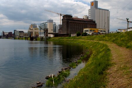 Old rhine bank industry