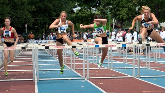 Athletics sport hurdles