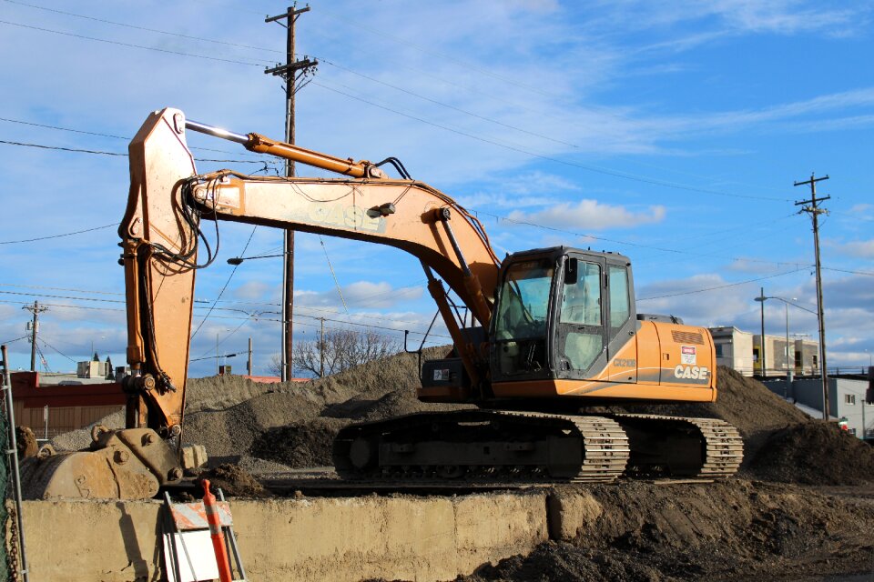 Machinery excavation
