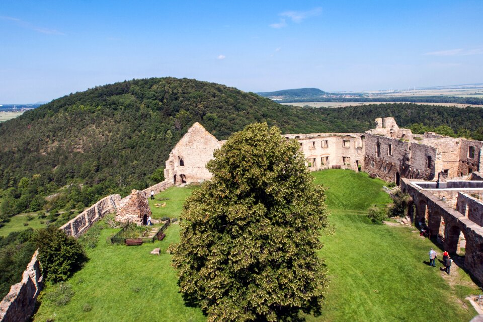 Ruin middle ages thuringia germany
