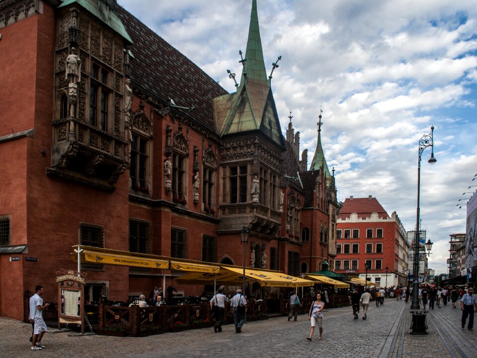 Wrocław marketplace town hall