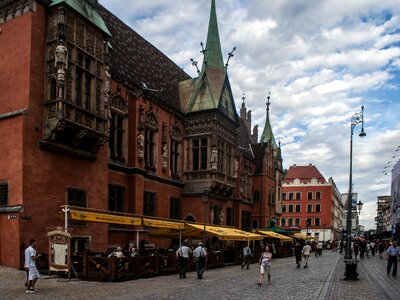 Wrocław marketplace town hall photo