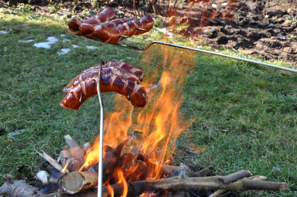 Relaxation poland baking sausages
