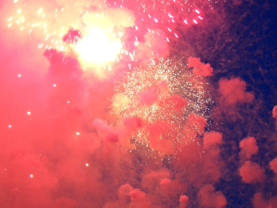 Smoke sky holiday