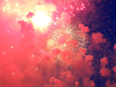 Smoke sky holiday