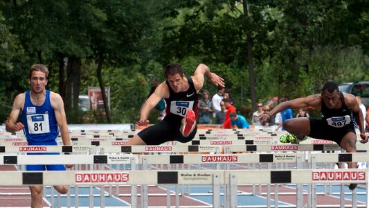 Athletics sport hurdles