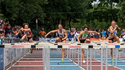 Athletics sport hurdles