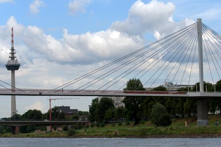 Neckar bridge ship