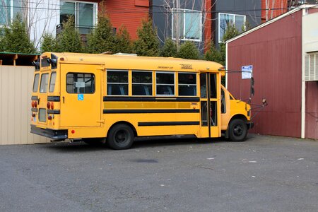 Yellow vehicle photo