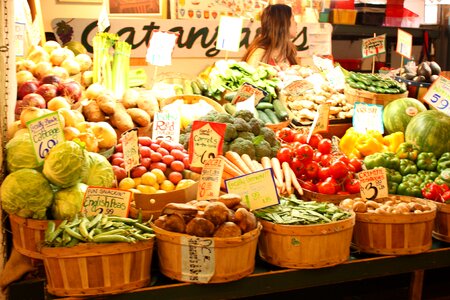 Vancouver market fruit photo