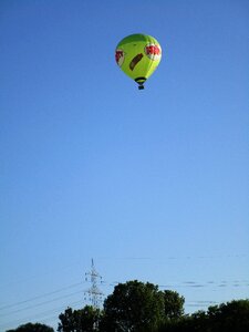 Captive balloon flying sky