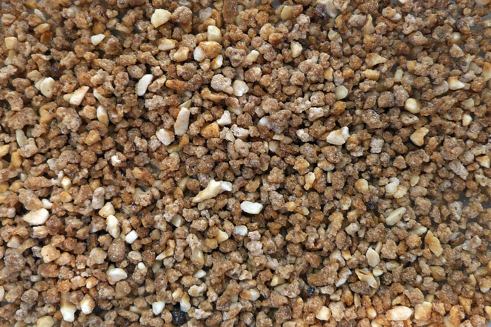 Brittle croquant rice confectionery