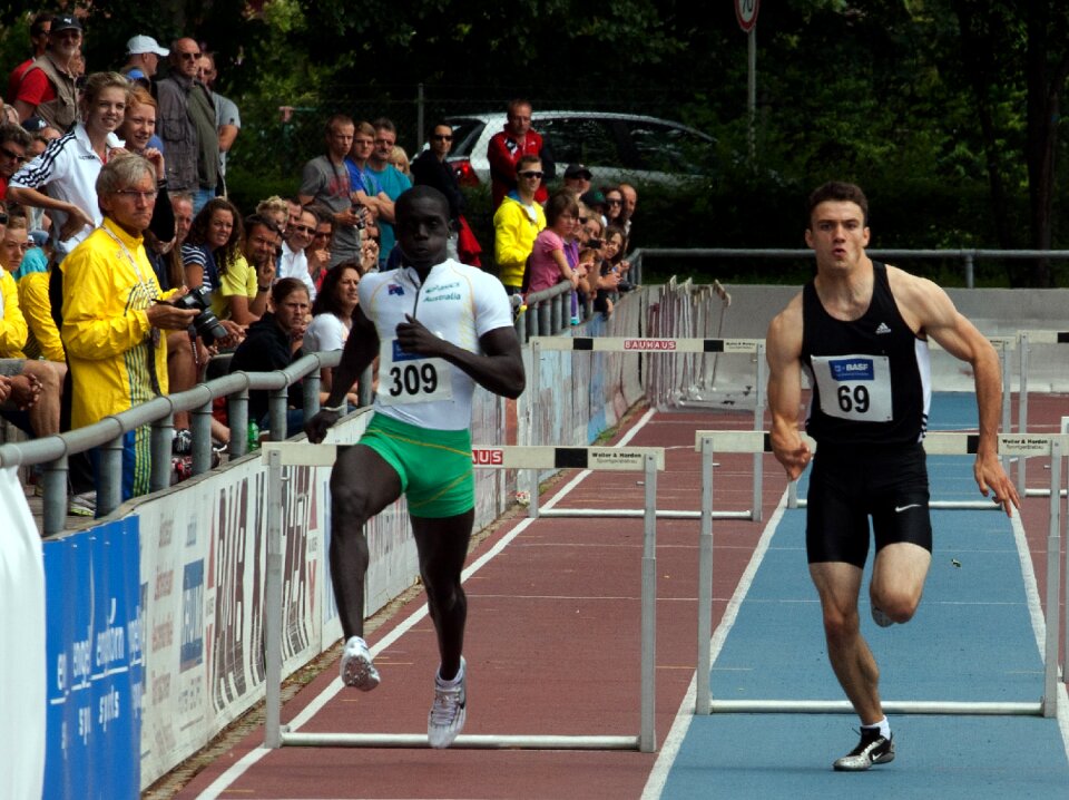 Athletics sport hurdles