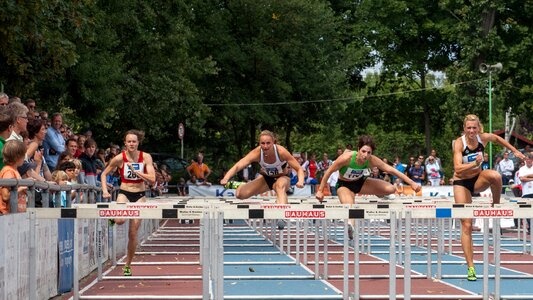 Athletics sport hurdles