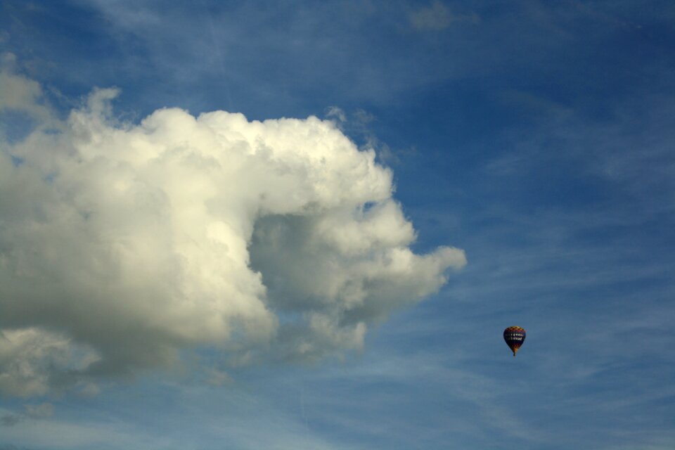 Cloud air hot air balloon