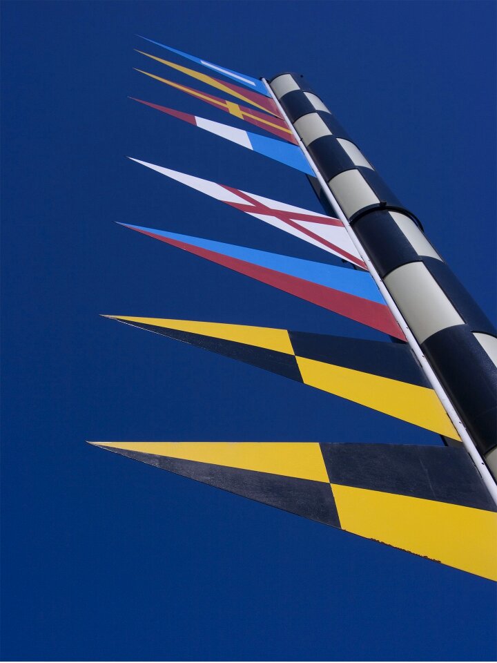 Maritime flags port vell