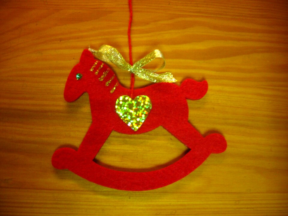Ornament christmas tree heart
