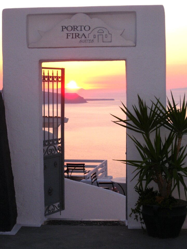 Sea vacations santorini