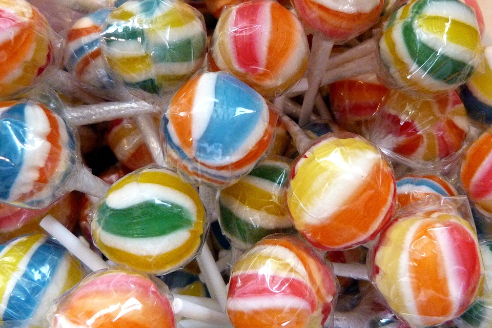 Lollipop sugar confectionery rainbow