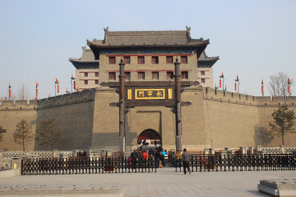 The city walls yongning gate south gate