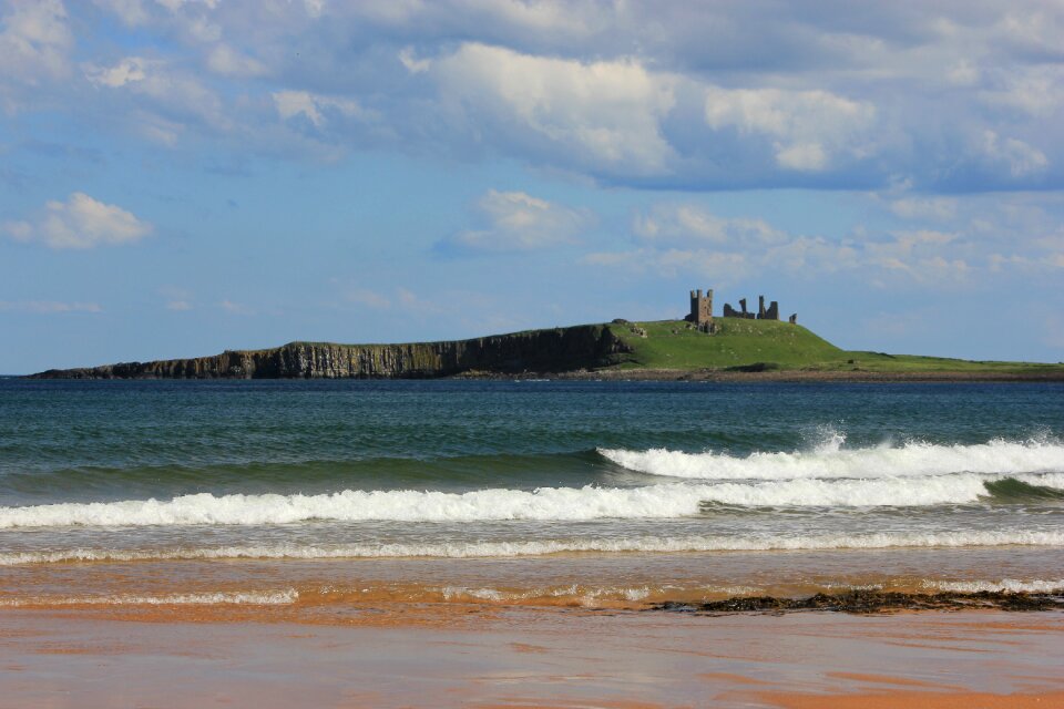 Coast ruin sea