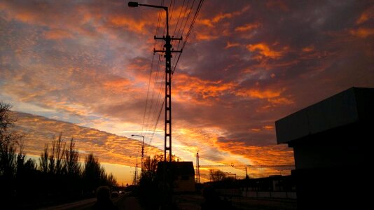 Sky clouds landscape
