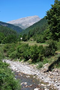 Nature high mountains river