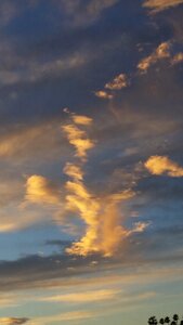 Beautiful sky bright clouds