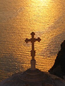 Sunset mood church