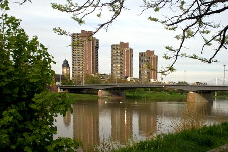 Mannheim neckar skyscrapers