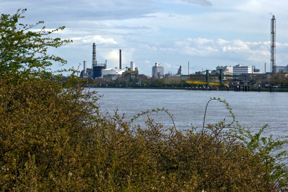 Rhine ludwigshafen industrial plant