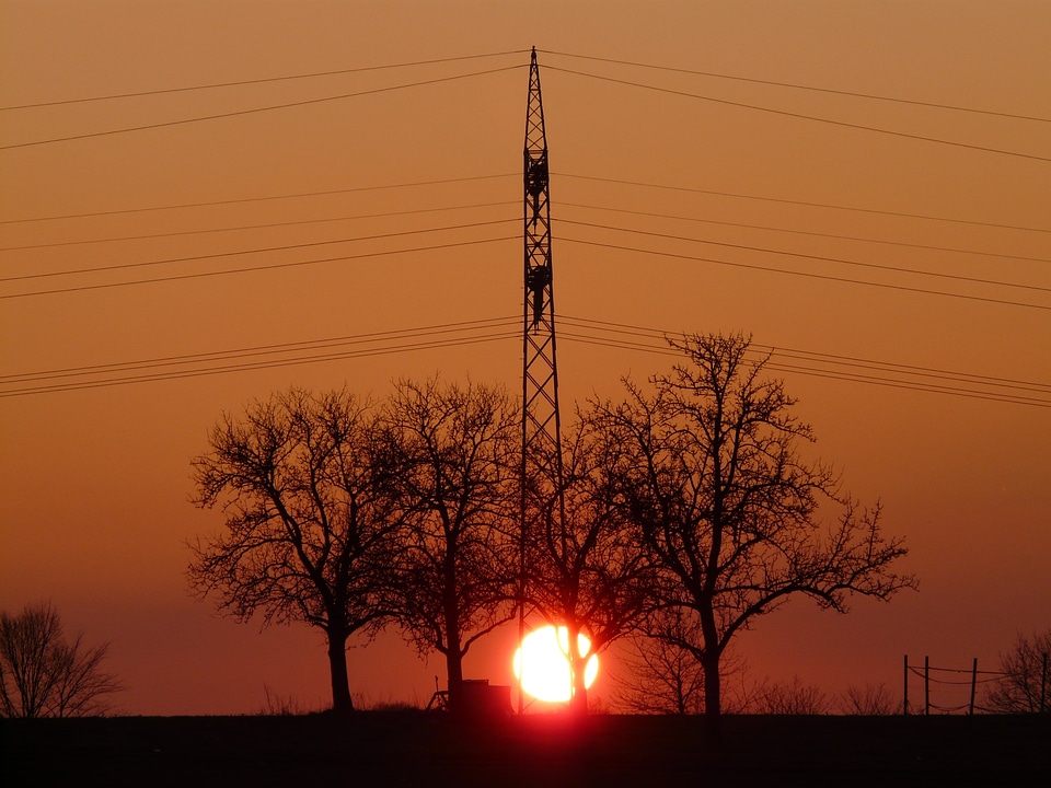 Abendstimmung sky glow