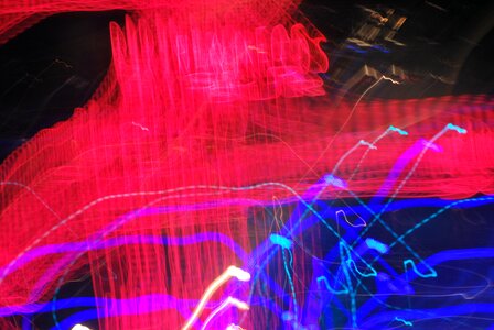 Abstract movement lights photo