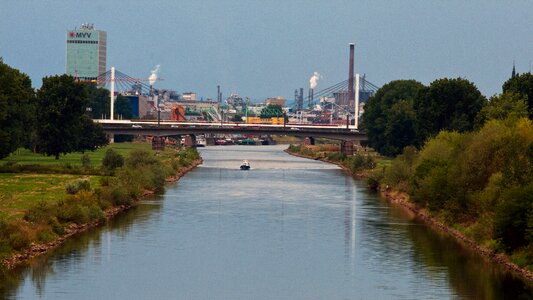 Mannheim bridge panorama