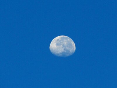 Nature sky moon moon day photo