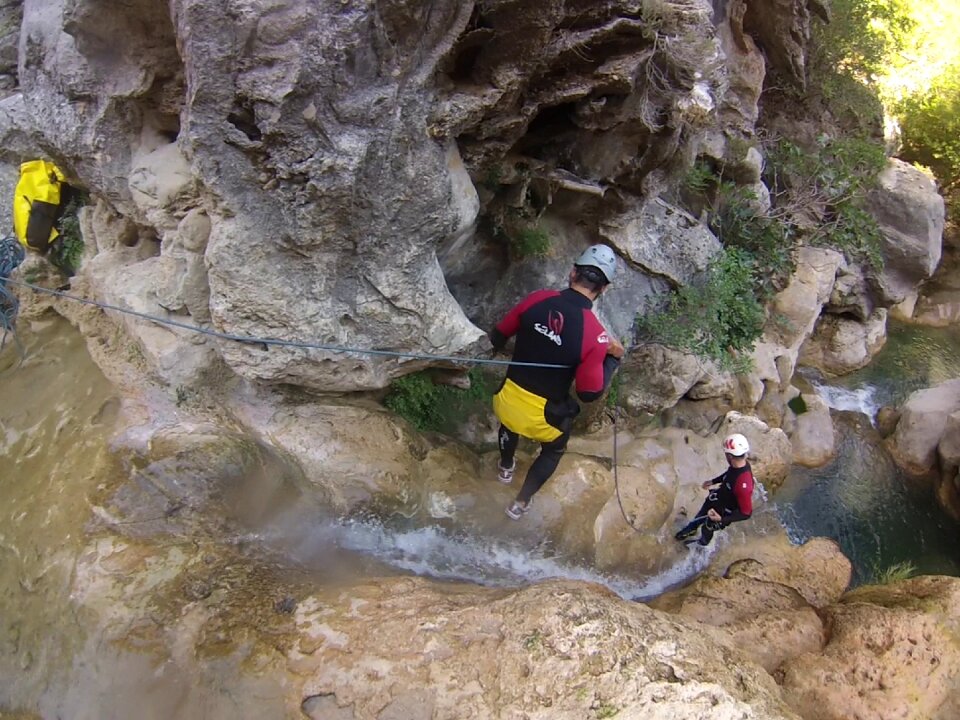 Water canyoning cazorla