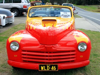 American convertible car photo