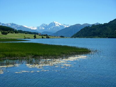 Italy ortler bergsee photo