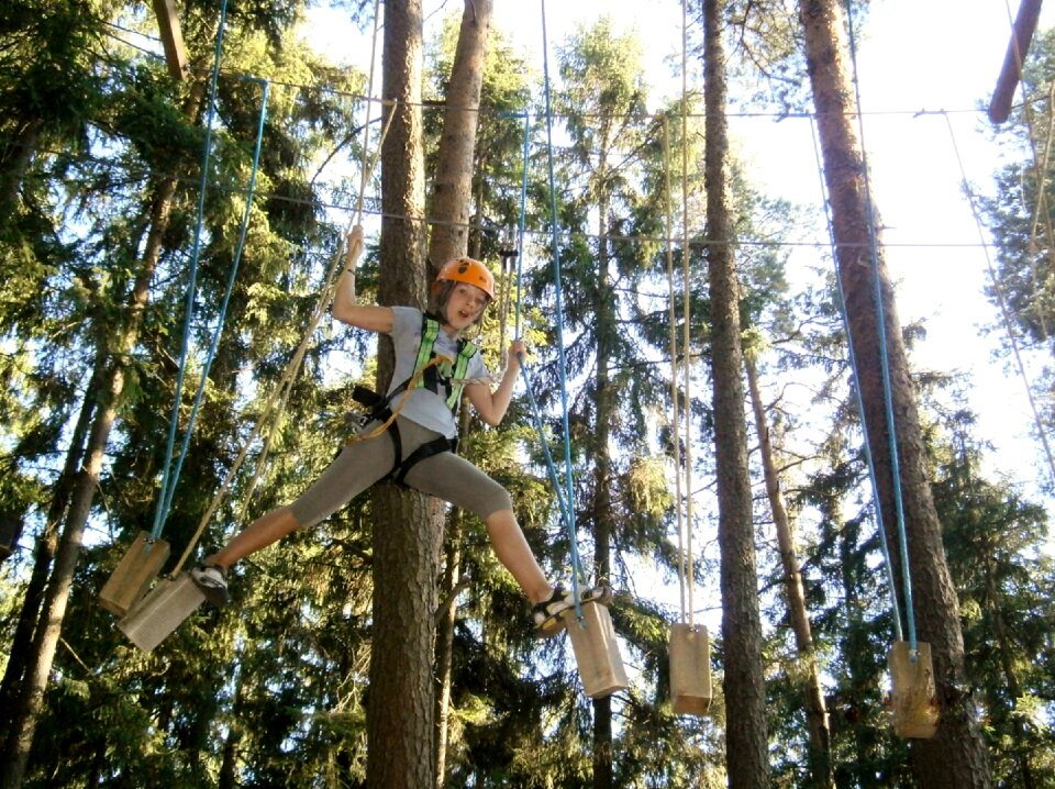 Movement walking a tightrope sport