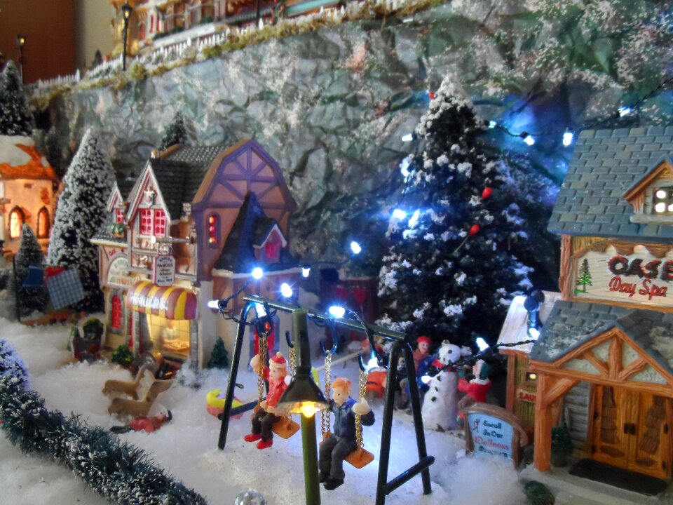 Christmas village winter christmas