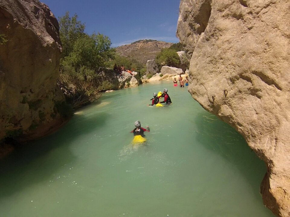 Water canyoning cazorla