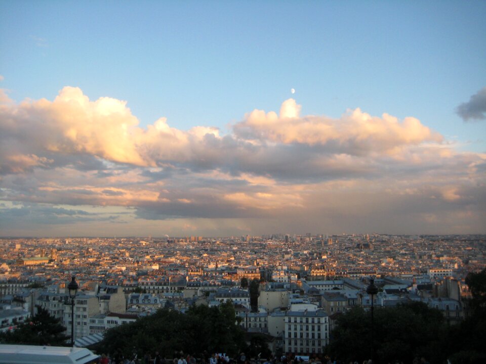 Paris montmartre panorama
