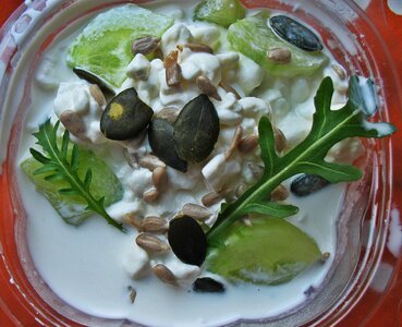 Cream cheese breakfast healthy food