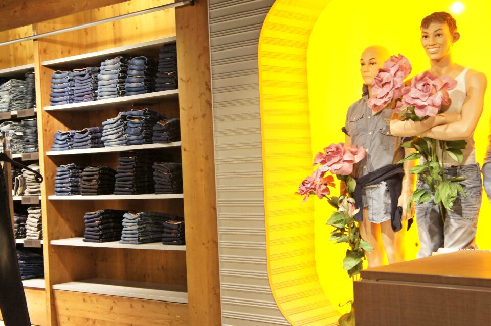 Jeans pants mannequin