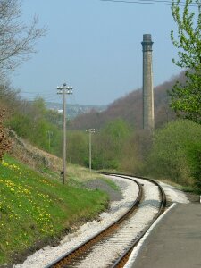 Track chimney heritage railway