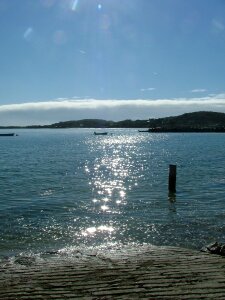 Water shimmering post