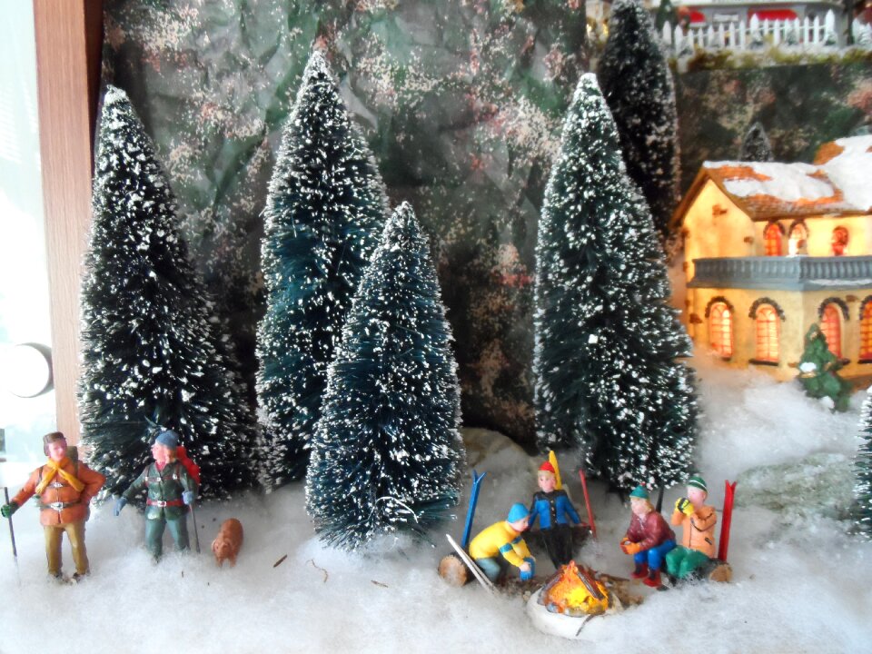 Christmas village winter christmas