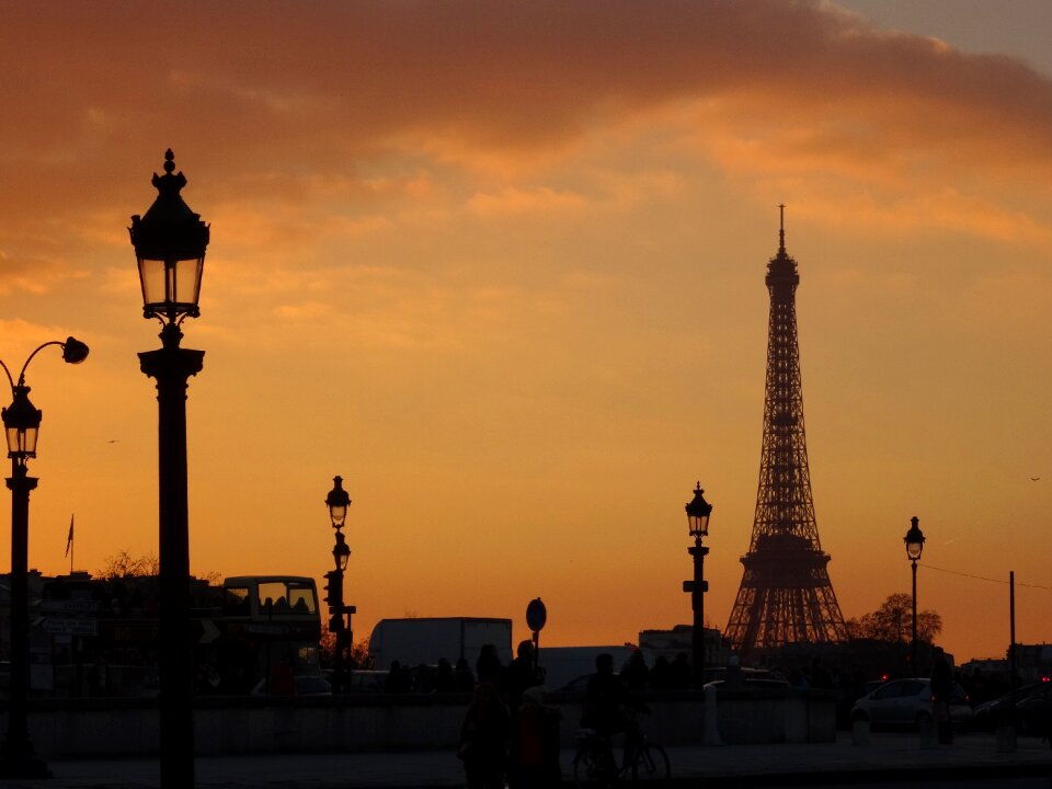 Abendstimmung winter france