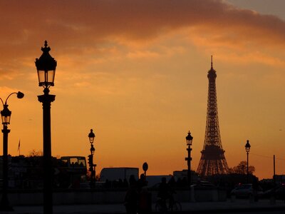 Abendstimmung winter france