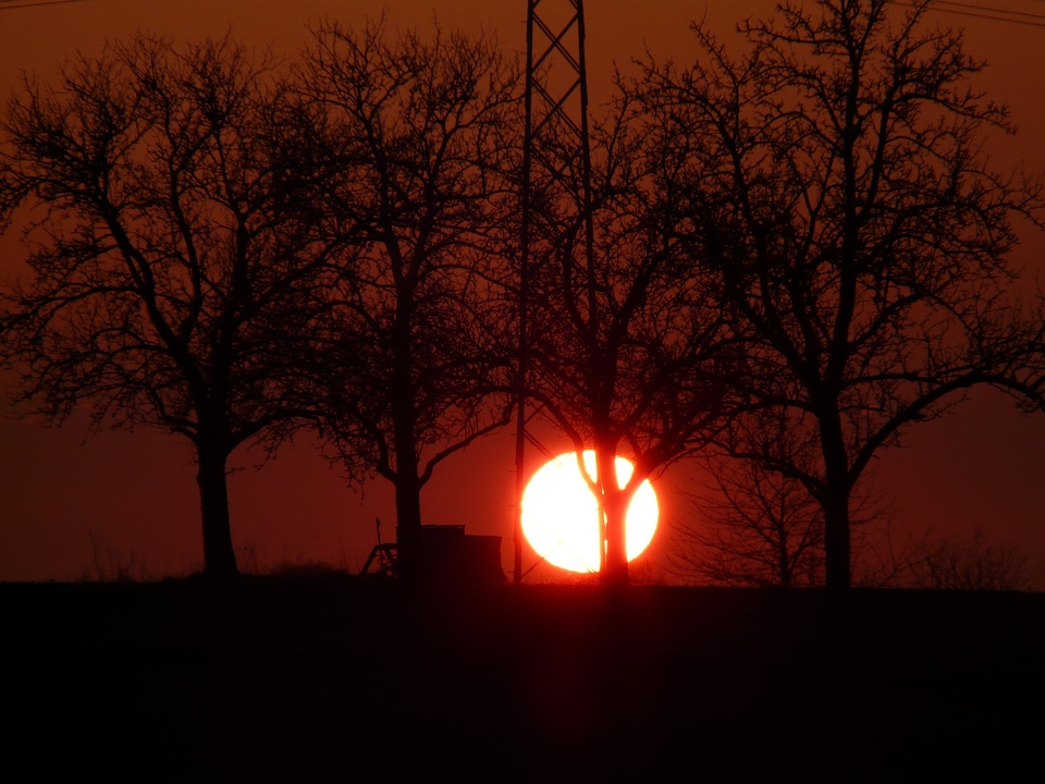 Abendstimmung sky glow